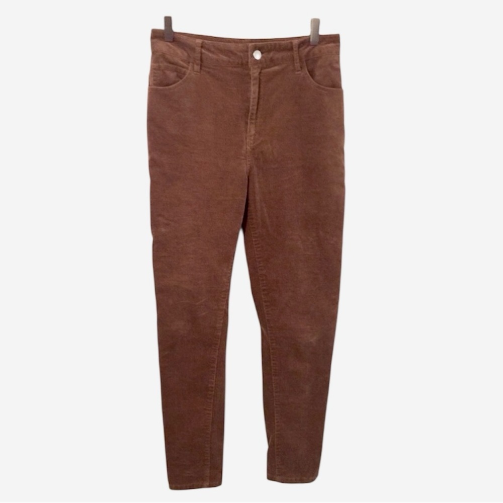 Forever 21 Woman’s High Waisted Rusty Brown Cognac Corduroy Skinny Jeans M